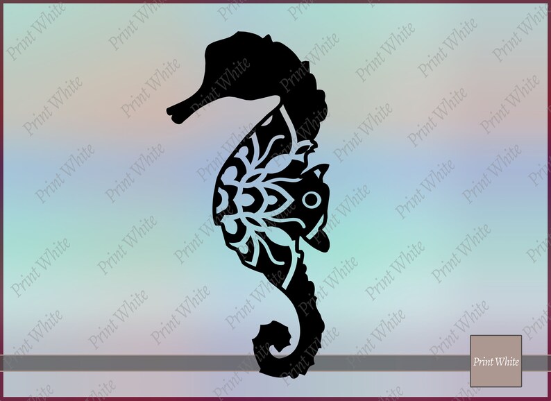Download Seahorse Svg Sea Horse Mandala Cut File Seahorse Silhouette Seahorse Cutting File Zentangle Animal Cricut Cutting File Mandala Animal Svg Clip Art Art Collectibles