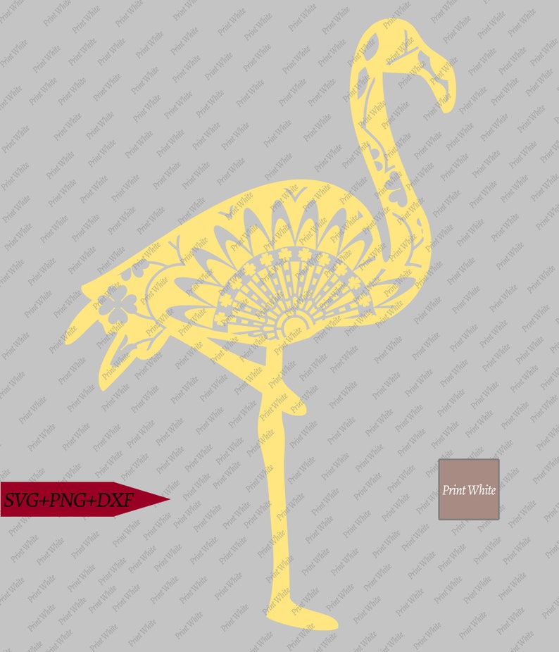 Download Art Collectibles Clip Art Flamingo Mandala Svg Png Dxf Summer Cut File Animal Mandala Cutting Files Sublimation Design Tropical Template Stencil Digital Files Cricut