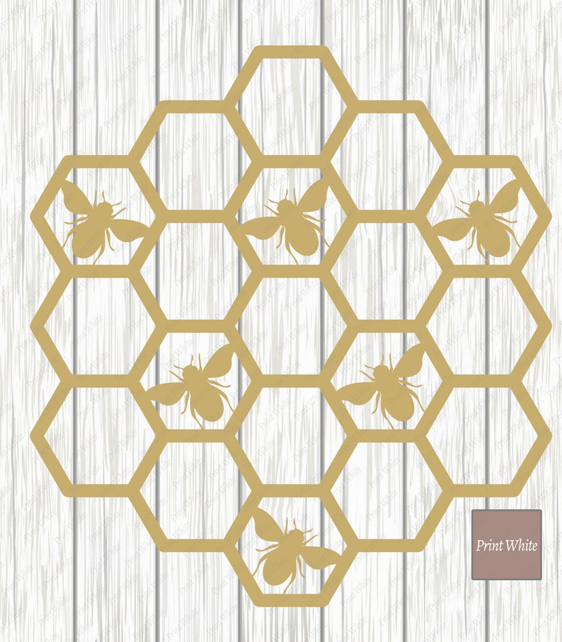 Download Bee Svg Bundle Honeycomb Svg Honey Dipper Cut File Cricut ...