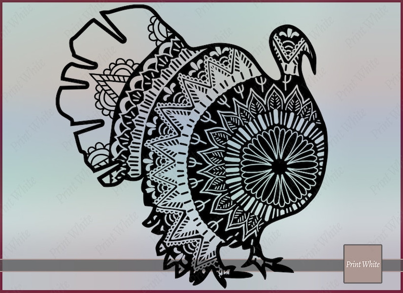 Turkey Mandala Layered Svg Free - Layered SVG Cut File - Download Free