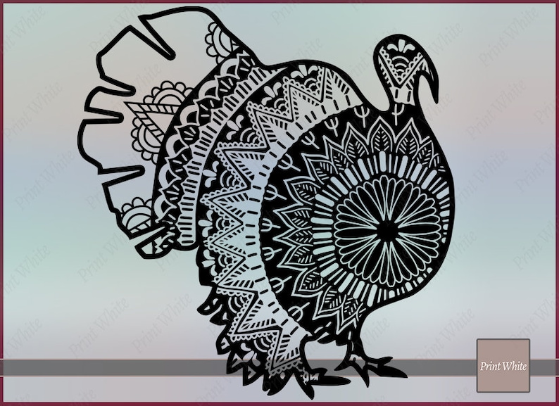 Download Turkey Mandala Turkey Svg Turkey Monogram Turkey Digital File | Etsy