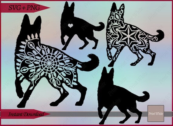 Download Clip Art German Shepherd Svg File Mandala German Shepherd Svg Zentangle Cut File Dog Cut File Mandala Printable Zentangle German Shepherd Svg Art Collectibles