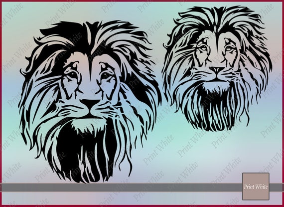 Download Lion Svg Lion Silhouette Lion Clipart Lion Head Svg Animal Etsy