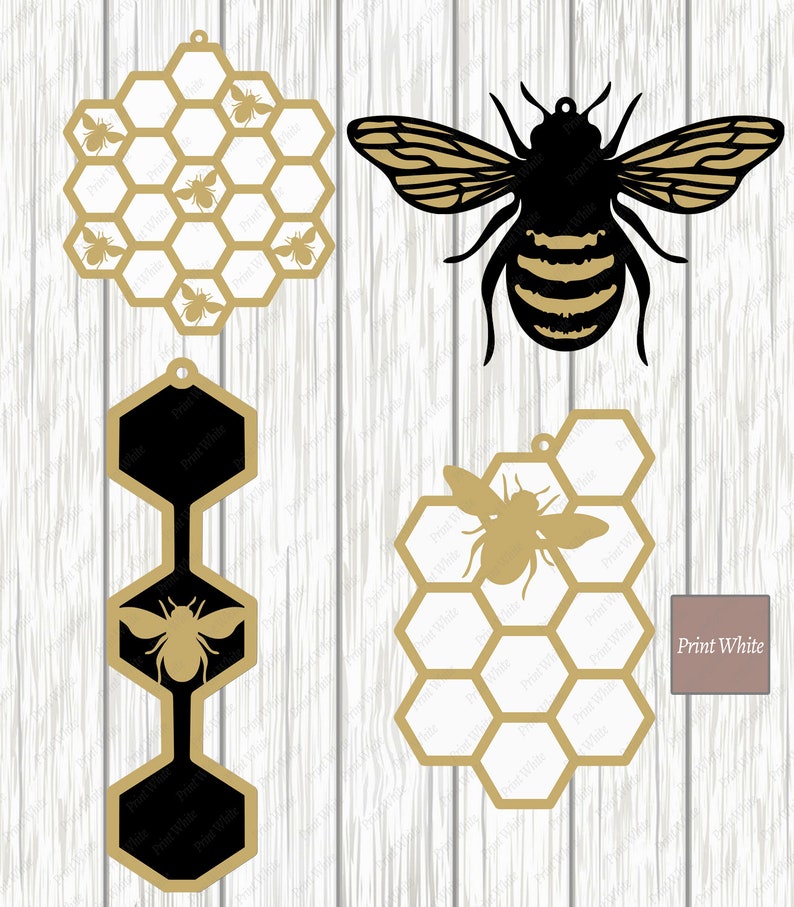 Download Earrings Svg Bee Earrings Template Stacked Earrings Svg Bundle | Etsy
