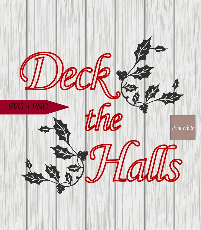 Download Vintage Christmas Svg Deck The Halls Svg Sublimation Design Christmas Clipart Holly Svg Png Winter Decoration Christmas Ornament Printable Clip Art Art Collectibles Jesuskidsng Org