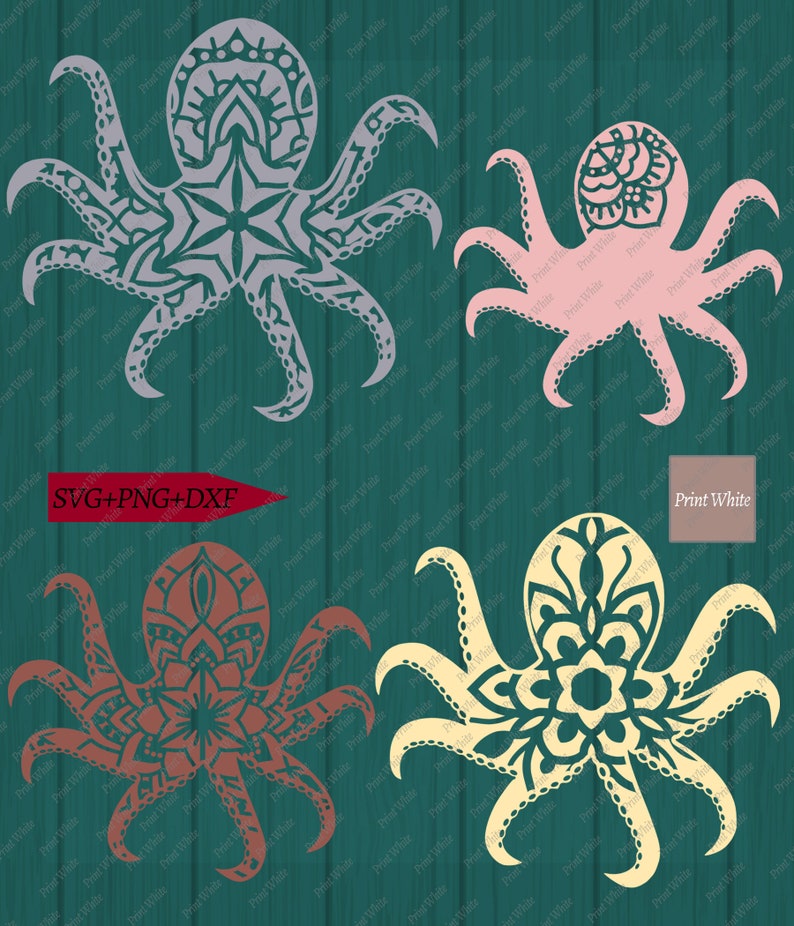 Download Octopus Mandala Svg Free For Cricut - Layered SVG Cut File