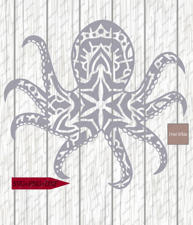 Download Octopus Mandala Svg Free For Cricut - Layered SVG Cut File