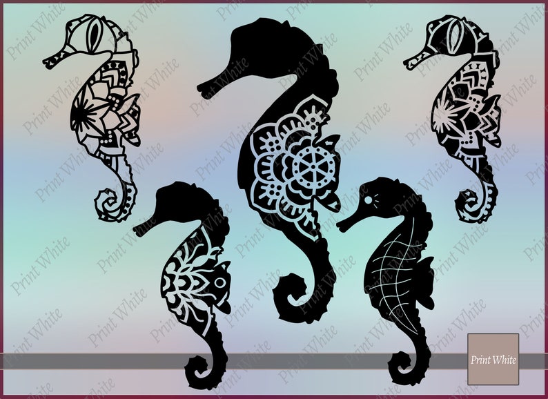 Download Seahorse Svg Sea Horse Mandala Cut File Seahorse ...