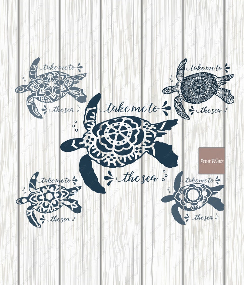 Download Clip Art Take Me To The Sea Svg Sea Turtle Svg Dxf Png Nautical Clipart Cricut Cutting File Sublimation Design Silhouette Cut File Animal Mandala Svg Art Collectibles