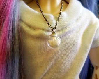 BJD MSD Doll Jewelry Glass globe with teeth