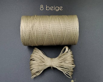 Macrame Waxed Thread, Jewelry Cord, Macrame Supplies