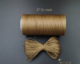 Macrame Cord, Waxed Thread, Jewelry Cord, 1mm