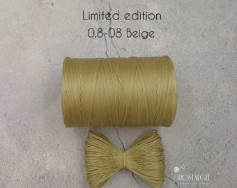 Macrame Thread, Waxed Cord, Macrame Supplies 0,8 mm