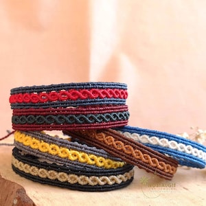 Men Macrame Bracelet, Woven Celtic Friendship Bracelet