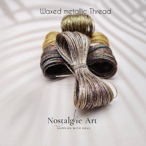 0,8mm Waxed Macrame Knotting Thread, Strong Shiny Polyester Cord for Jewelry, Beading and Leather Stitching, 4 colors Set image 8