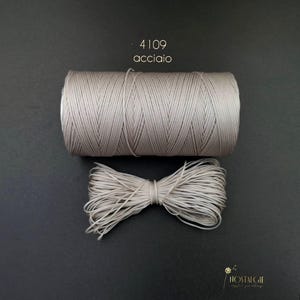 Macrame Waxed Thread, Jewelry Cord, Polyester Thread, 1mm