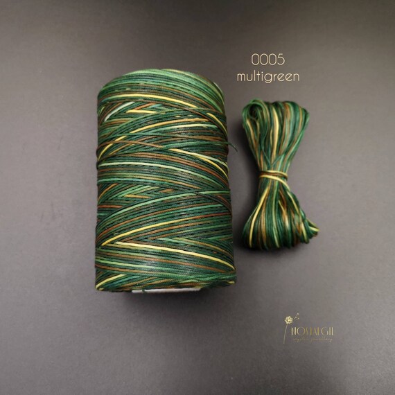 Macrame Cord Waxed Thread Multicolor 500 Meter Etsy