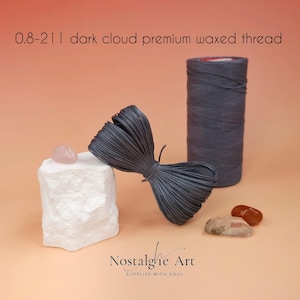 Hilo de macramé premium, cordón encerado, suministros de macramé de 0,8 mm