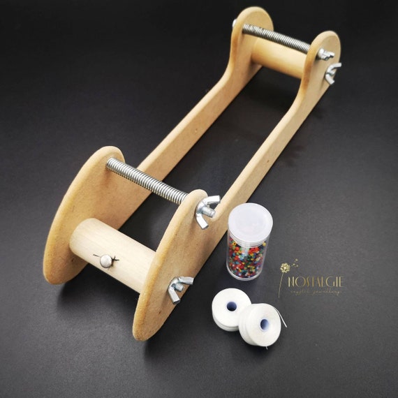 Wood Bead Loom, Loom Kit, Stone Wrapping Toll