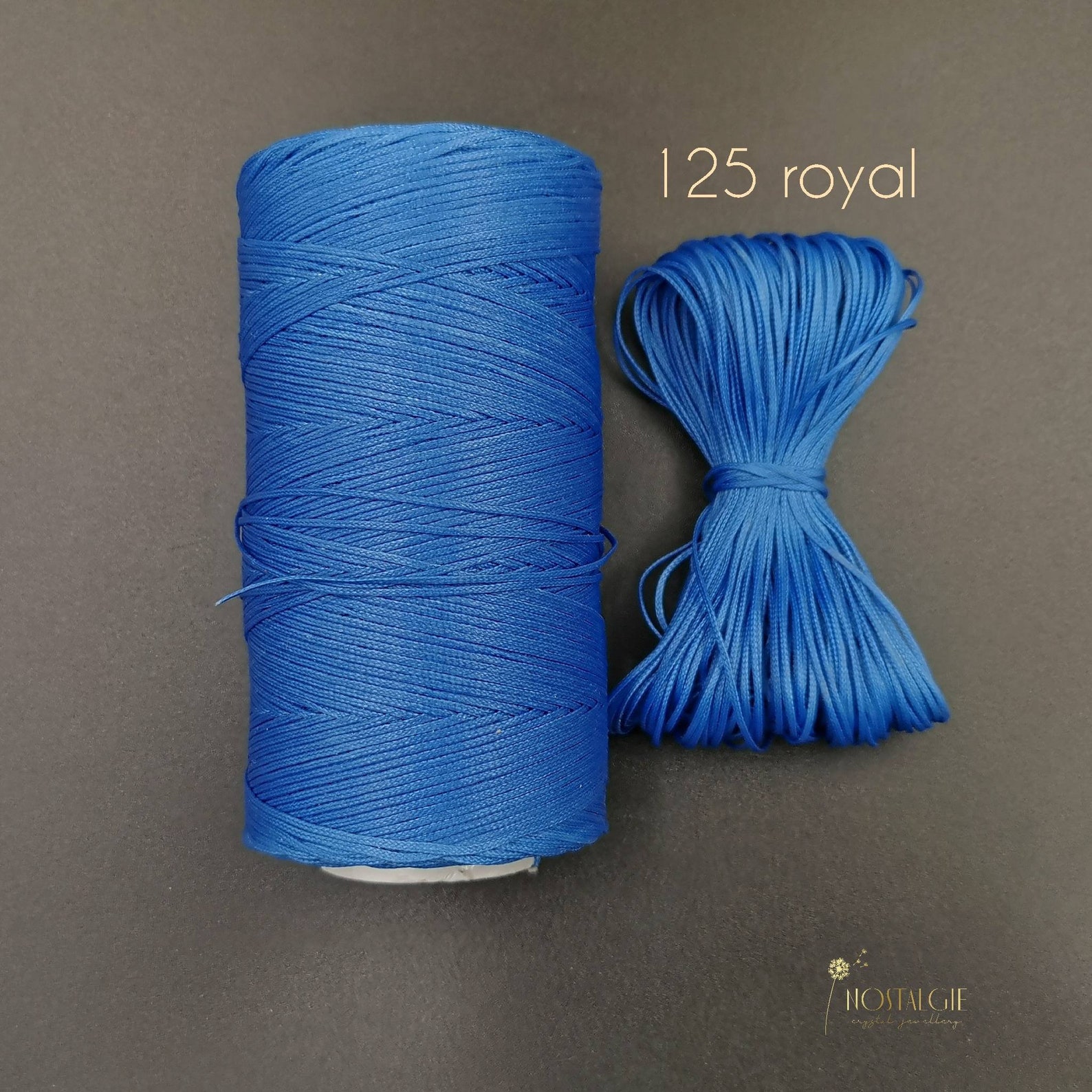 Macrame Waxed Cord Jewelry Thread Macrame Supplies Etsy