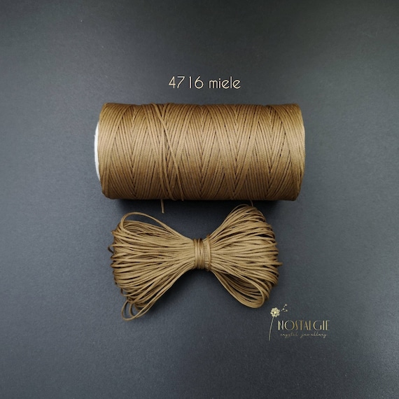Macrame Cord, Waxed Thread, Jewelry Cord, 1mm