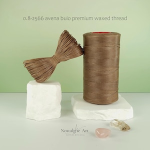 Premium Macrame Thread, Waxed Cord, Macrame Supplies 0,8mm