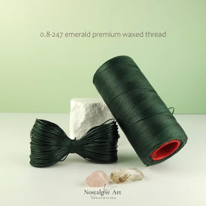 Hilo de macramé premium, suministros de macramé, cordón encerado de 0,8 mm