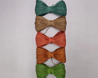 Macramé draad, gewaxt koord, macramé benodigdheden 1 mm