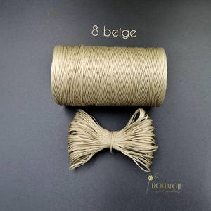 Macrame Waxed Thread, Jewelry Cord, Macrame Supplies, 1mm