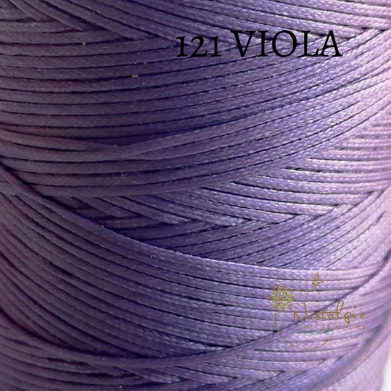 10 m poliéster cordel encerado en burdeos 0,19 EUR pro m 1 mm