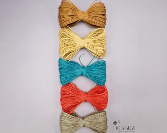 Cordon en polyester ciré de 1 mm, fil solide et durable pour la fabrication de bijoux, le macramé, les perles et le travail du cuir.