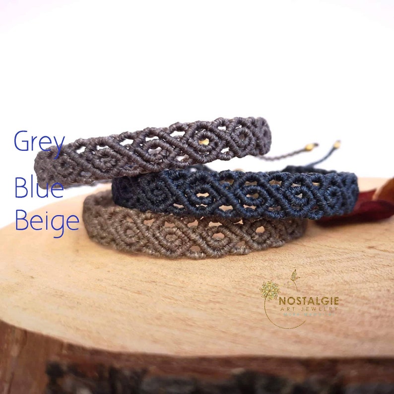 Mens Macrame Bracelet, Woven Celtic Bracelet - Etsy