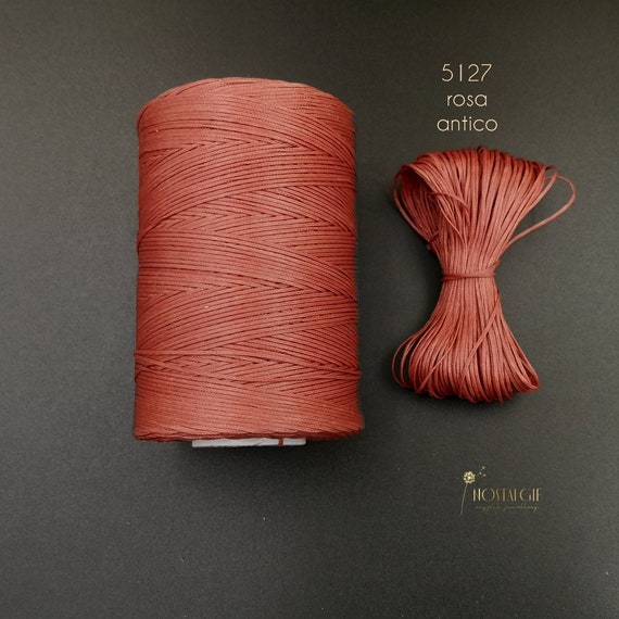 Waxed Macrame Cord Waxed Jewelry Thread 500 Meter Etsy