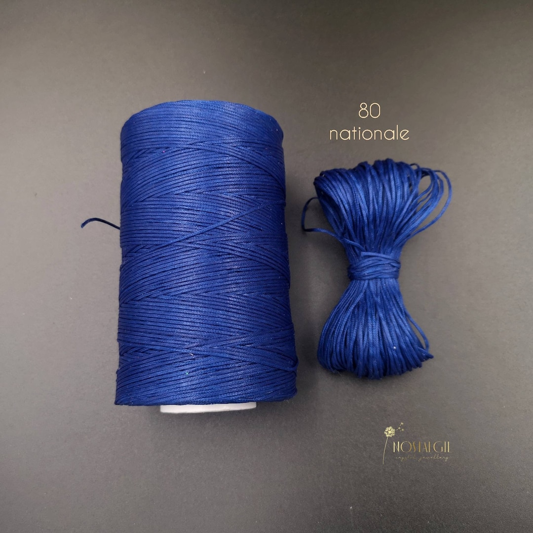 Macrame Jewellery Thread Waxed Thread Macrame Cord 500 Meter Etsy