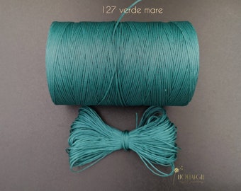 Fil pour macramé, cordon ciré pour macramé, fournitures pour bijoux, 1 mm