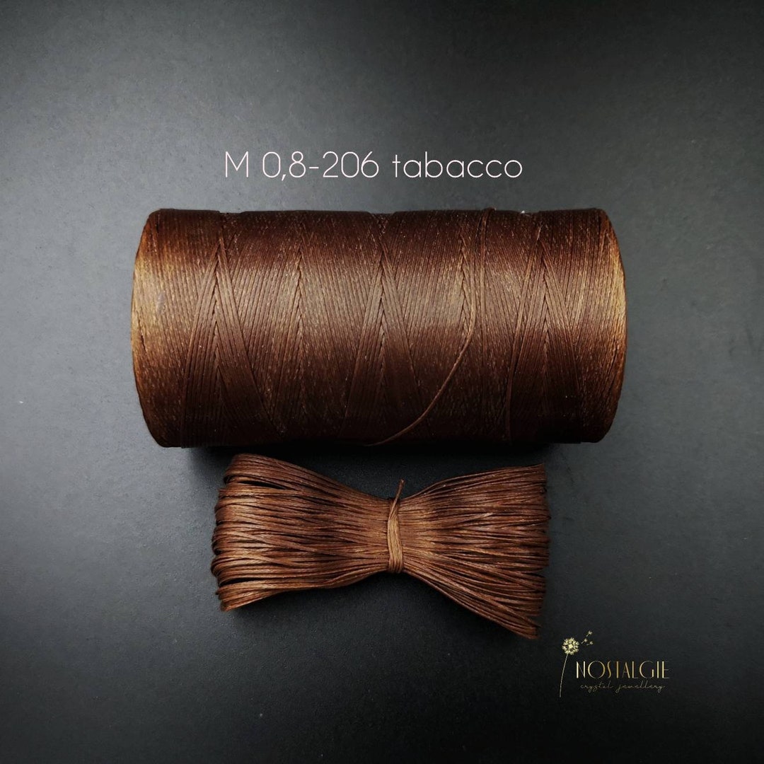 Macrame Thread, Waxed Macrame Cord, 0,8mm Etsy