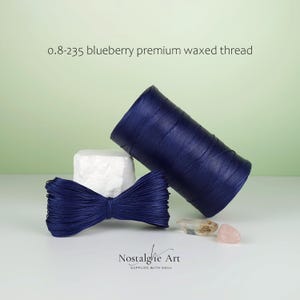 Premium Macrame Thread, Macrame Supplies, Waxed Cord 0,8mm