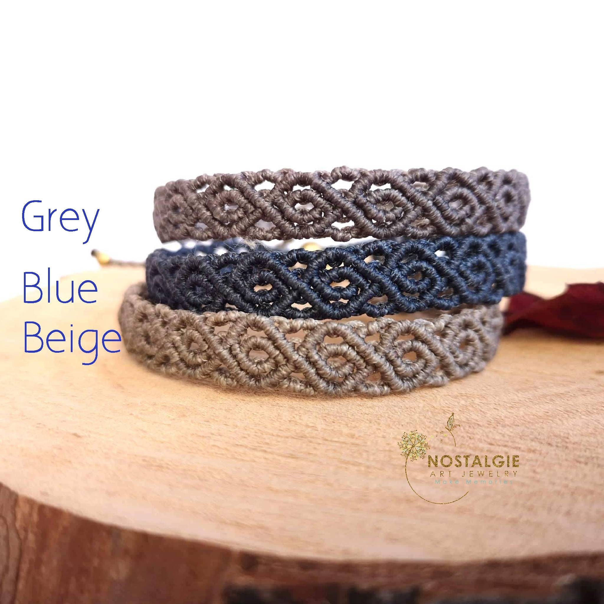 Mens Macrame Bracelet, Woven Celtic Bracelet - Etsy
