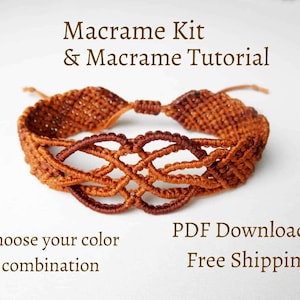 Macrame Bracelet Kit, Men's Bracelet TutorialCelticum