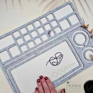 Big Bead mat, Beading tray for organizing your beads, Large workspace