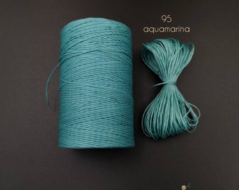 Waxed Macrame Cord, Jewelry Thread, 500 meter Rope