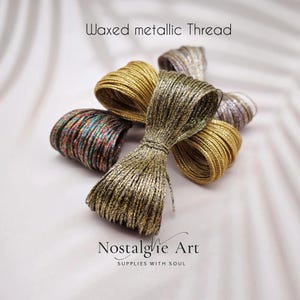 0,8mm Waxed Macrame Knotting Thread, Strong Shiny Polyester Cord for Jewelry, Beading and Leather Stitching, 4 colors Set image 3
