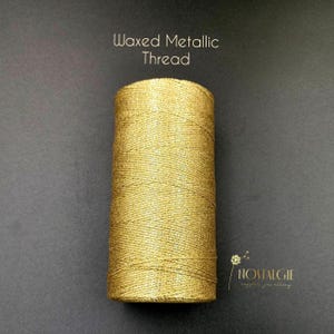 Filo metallico cerato per macramè, bobina da 500 m