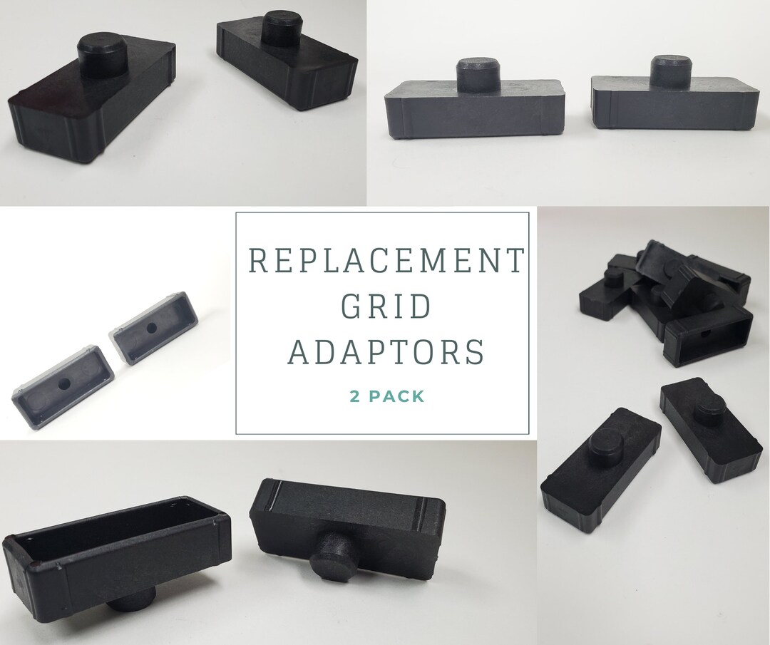 Replacement Pair of Grid Adaptors for Use With ALL Cutter's Mate, Strip