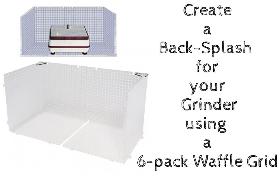 Creator's Waffle Grids - Solid Bottom Translucent/Clear Modular Surface - Glass  Cutting, Small Parts - Liquid Containment, Grow Room - For Home, Office,  Shop - Works With Creator's Products