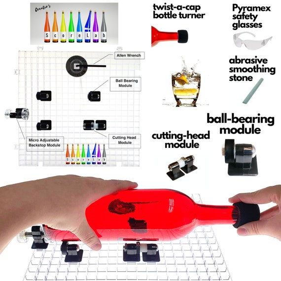 Creator's Scorelab Modular Glass Bottle Cutter Kit Hobbyist, Crafter,  Professional Made in the U.S.A. 