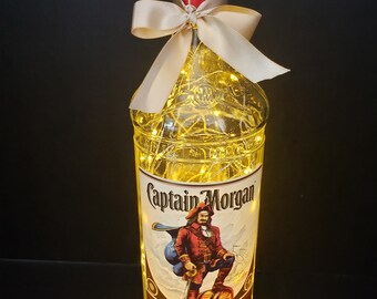 Captain Morgan Illuminated Liquor Bottle. LED Battery Operated