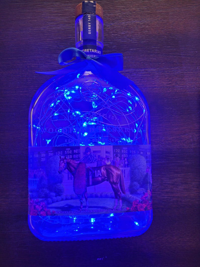 Woodford Reserve Kentucky Derby Secretariat Bourbon Whiskey Bottle With