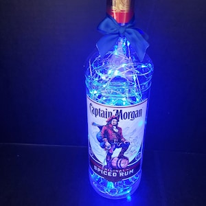 Captain Morgan Liquor Bottle Lamp - Etsy