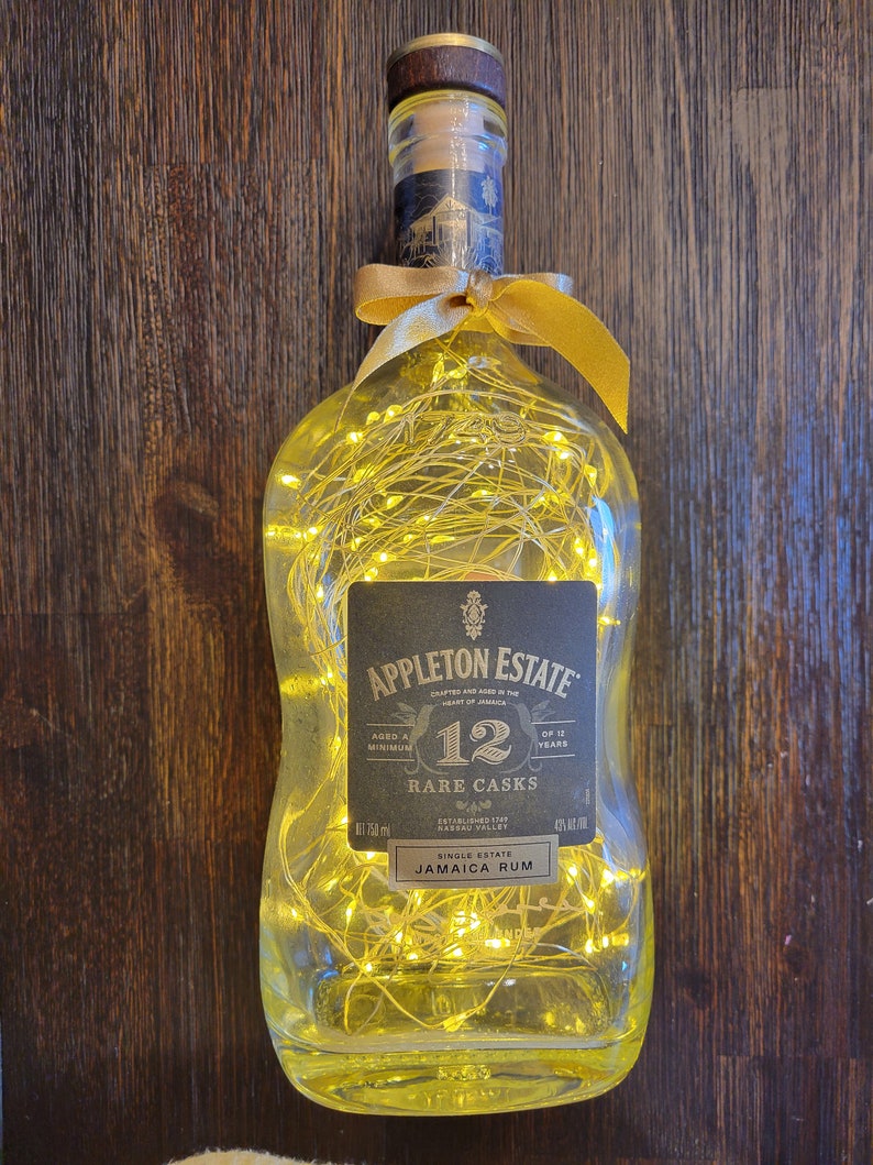 Appleton Estates Rum W/ Gold Lights - Etsy